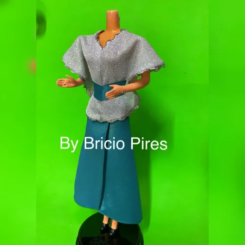 Roupinha boneca Barbie estrela modelo 1984