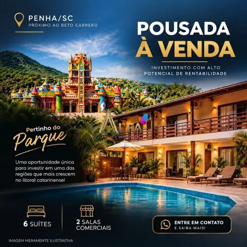Excelente Oportunidade de Investimento no Litoral Catarinense: Pousada + Rentabi