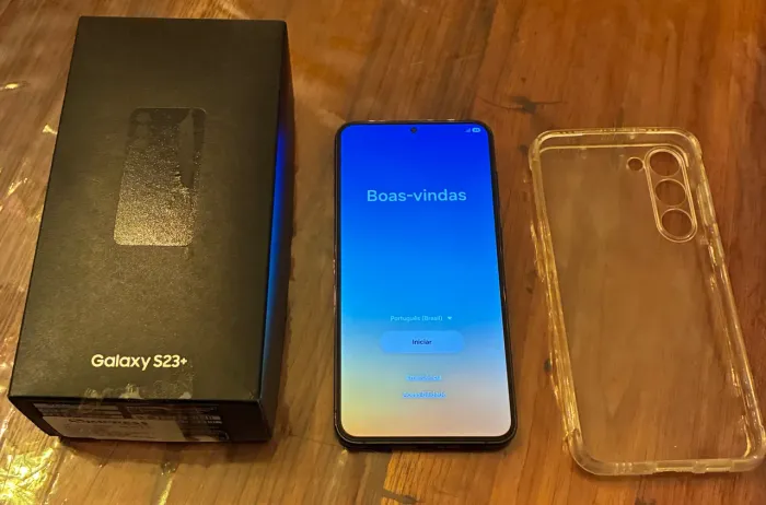 Samsung Galaxy S23+ 256 GB preto semi novo