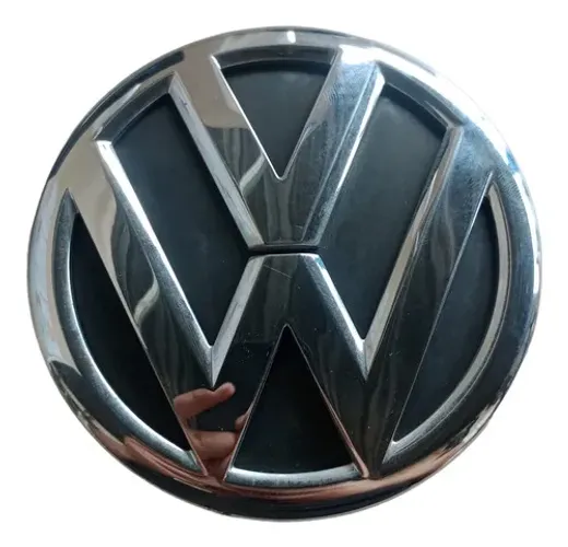 Emblema Tampa Traseira Vw Voyage Gol G5  Prata