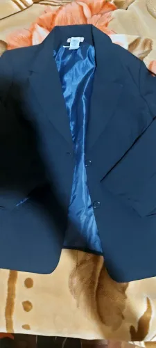 Paletó novo blaser azul marinho tam 52 serve  até 170 altura