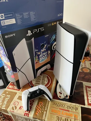 PlayStation 5 Slim Digital 825GB + Caixa Original + Controle Sem Drift