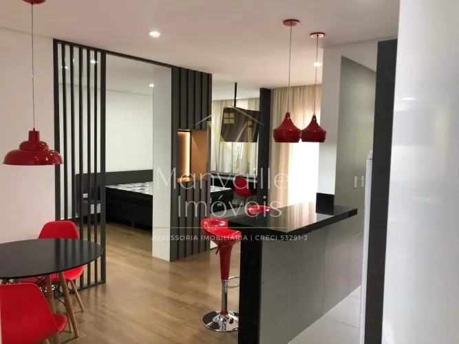 Apartamento 1 suíte mobiliado com 1 vaga no Jardim América - Sorocaba/SP