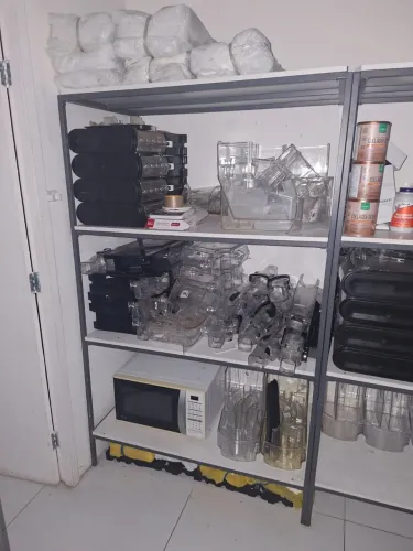 estante industrial de aço