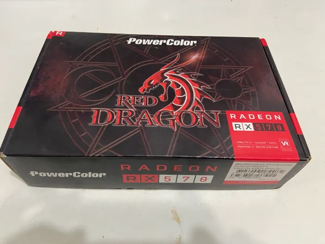Placa de Vídeo RX 570 Color 4GB GDDR5 ( Troco por ssd1tb)