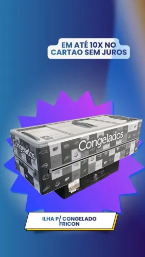 Ilha Expositora para congelados - Fricon