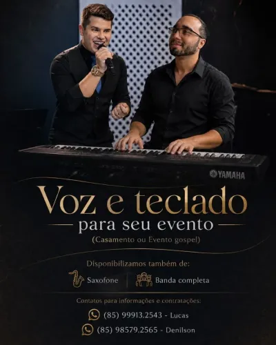 Voz e teclado