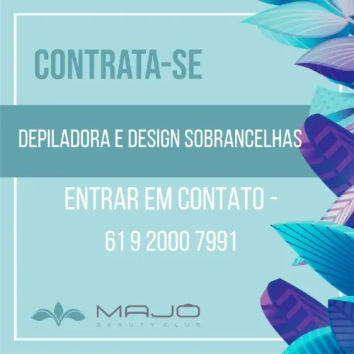 Contrata-se Depiladora e Design de Sobrancelhas