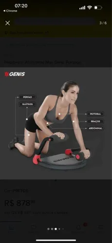 Plataforma Abdominal AB Max Genis Polishop