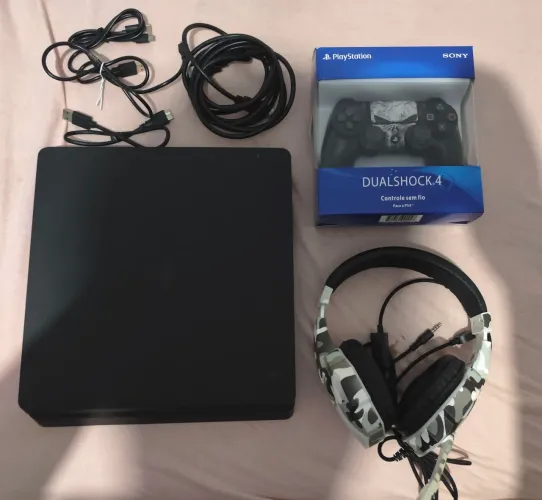 Ps4 Slim - 1 TB - Zerado!!!