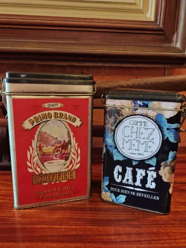 Latas de café vintage