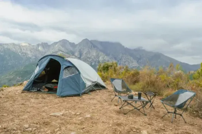 Barraca de Camping 3 Pessoas MH100 XL Fresh & Black Quechua Azul e Branco