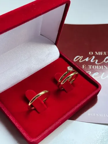 Alianças de namoro compromisso noivado e casamento
