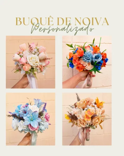 Buquê de Noiva Personalizado