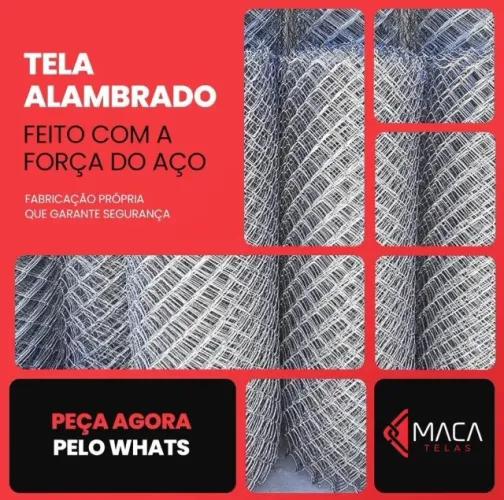 TELA ALAMBRADO FIO 14 MALHA 75
