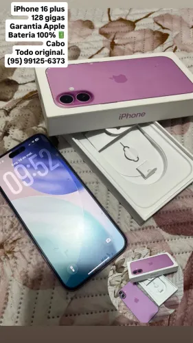 iPhone 16 plus pink