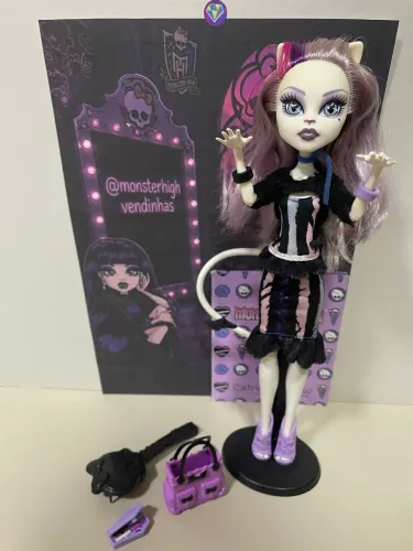 Monster High Catrine DeMew Completa Original G1 (Não vem dentro da caixa)