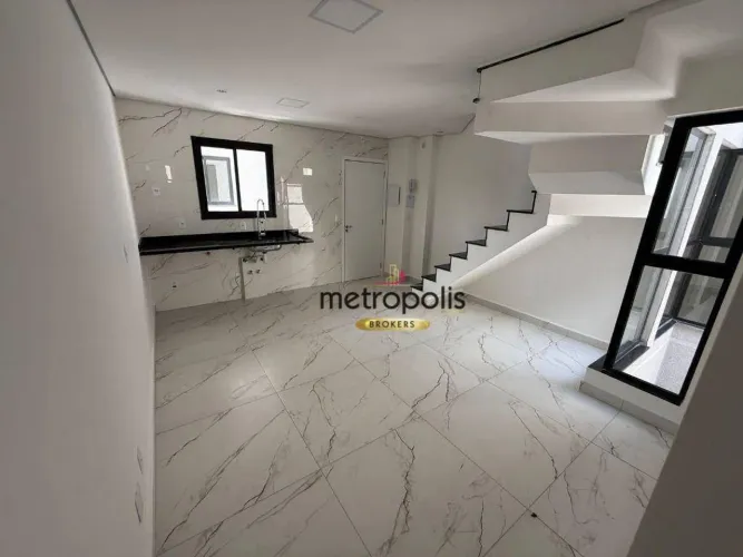 Cobertura com 2 dormitórios à venda, 98 m² por R$ 680.000,00 - Vila Alpina - Santo André/S