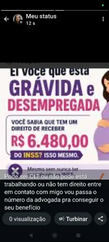Auxílio maternidade