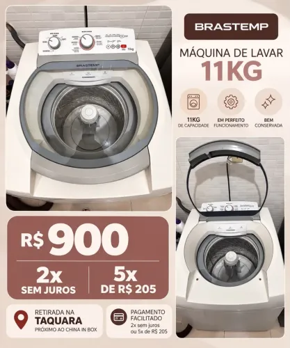Máquina de Lavar Brastemp 11kg