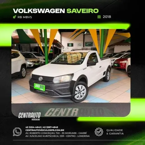 Volkswagen Saveiro Robust 1.6 Total Flex 16V 2018