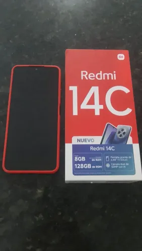 Vendo celular pouco tempo de uso Redmi 14C todo original tem caixa nota e o carregador 