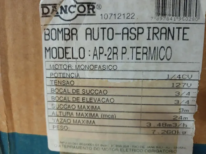Bomba d'água (Dancor)