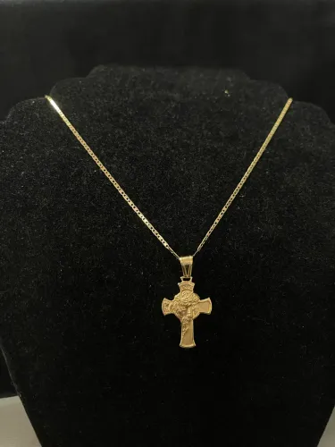 Corrente Piastrine de ouro 5.21g 18k procedência garantia eterna
