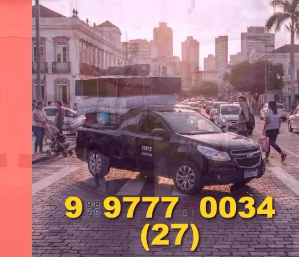Frete para Centro, Praia do Canto, Jardim da Penha e Jardim Camburi!