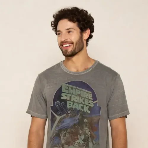 Camiseta Star Wars "The Empire Strikes Back" Estonada - Tam. M