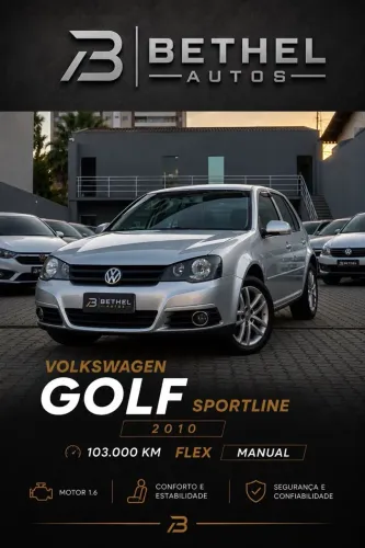 Volkswagen Golf Sportline 1.6 MI Total Flex 8V 4P 2010