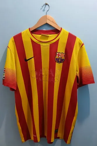Camisa barcelona nike 2013/2014 - contém marcas de uso