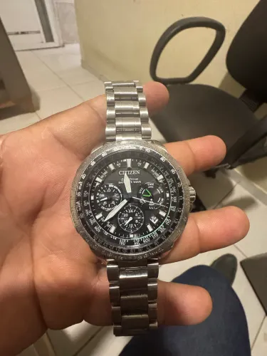 Relógio citizen eco-drive satellite wave promaster navihawk