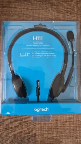Headset Logitech H111 - Novo na Embalagem!