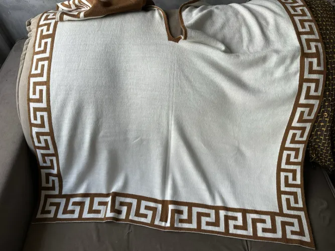 Poncho Dupla Face, Lã de Alpaca - Novo direto do Peru