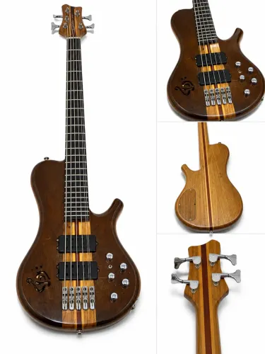 Baixo Luthier F. Rocha 5 Cordas 2014 + Bag | Madeiras Nobres | R$ 4.900,00