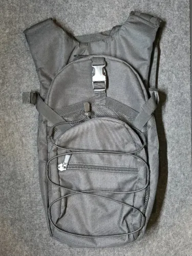 Mochila Tática 15L Preta Militar Compacta