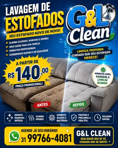 Lavagem de estofados!