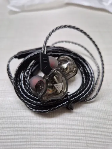 Fone IEM QKZ AK6 - Preto com Microfone