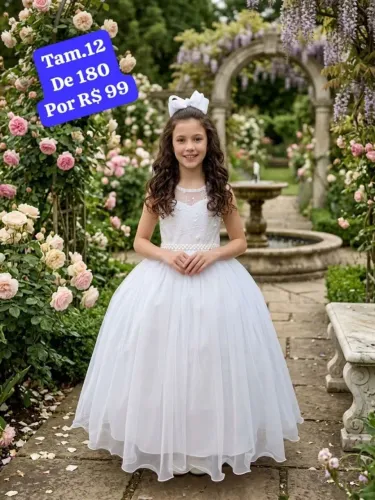 Vestido Longo Infantil 