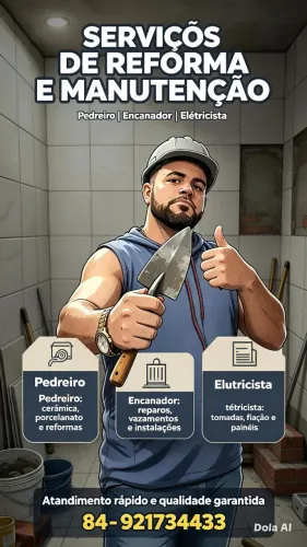 Marido de aluguel, reparos em geral.