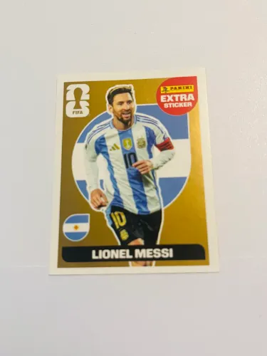 Figurinha Legend messi ouro