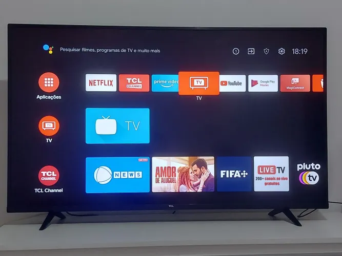 TV TCL 50 - 4K SMART (NÃO FAÇO ENTREGA)