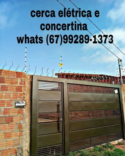 Concertina/Cerca elétrica/manutenção predial