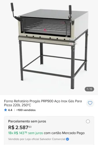 Forno para pizza NOVO