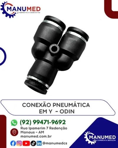 Conexao em Y para Pu pneumatico