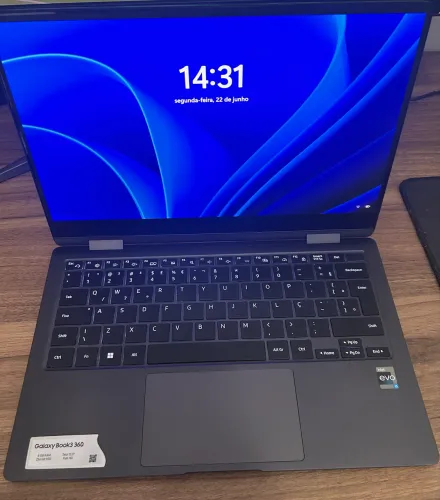 Notebook Samsung Galaxy Book3 360 Intel Core I5 1335u 8G 256GB SSD Tela 13.3" Windows11
