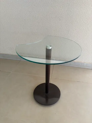 Mesa de Centro Madeira/Vidro Tok Stok