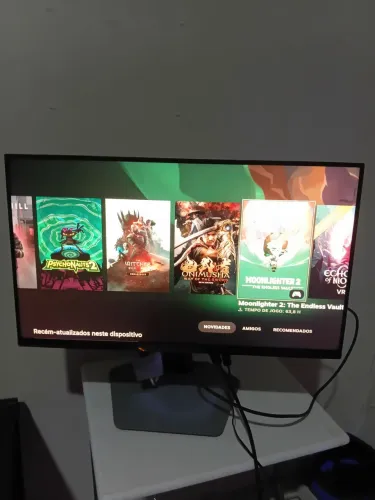 Tcl 25 mini led 300hz 5ms perfeito estado 6 meses uso