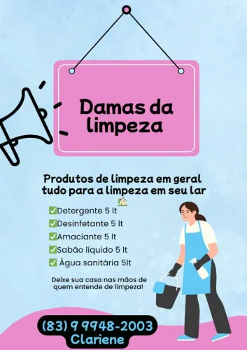 Vende se produtos de Limpeza em geral